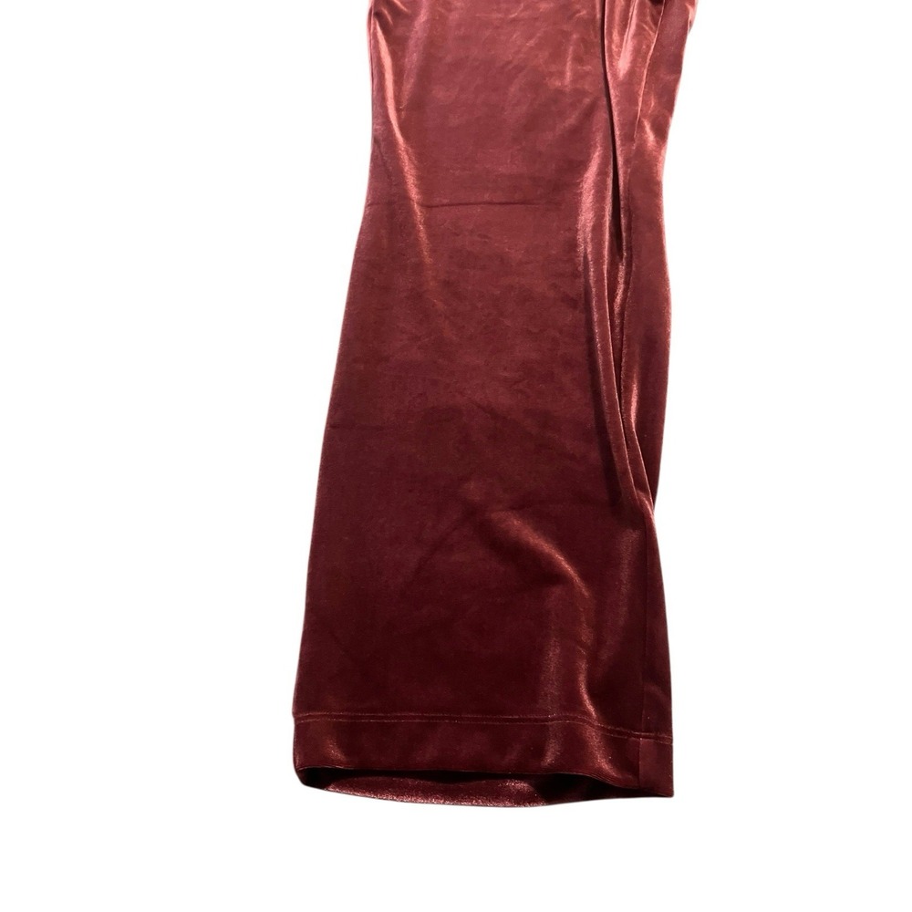 NWT Velvet Dressy Wide Leg Pants Lounge Party‎ Burgundy Pull On Loft  XL  TALL - Picture 4 of 8